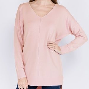 DREAMERS SWEATER  PALE BLUSH